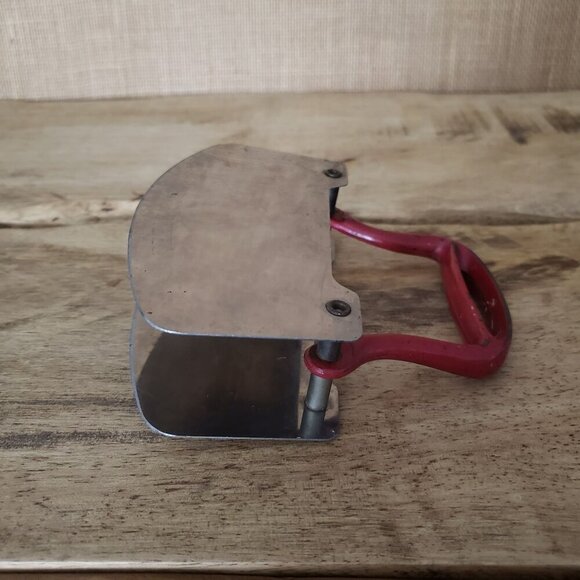 Vtg 30s 40s Rustic Double Blade Rocking Herb Chopper Pastry Blender Mezzaluna - Picture 3 of 10